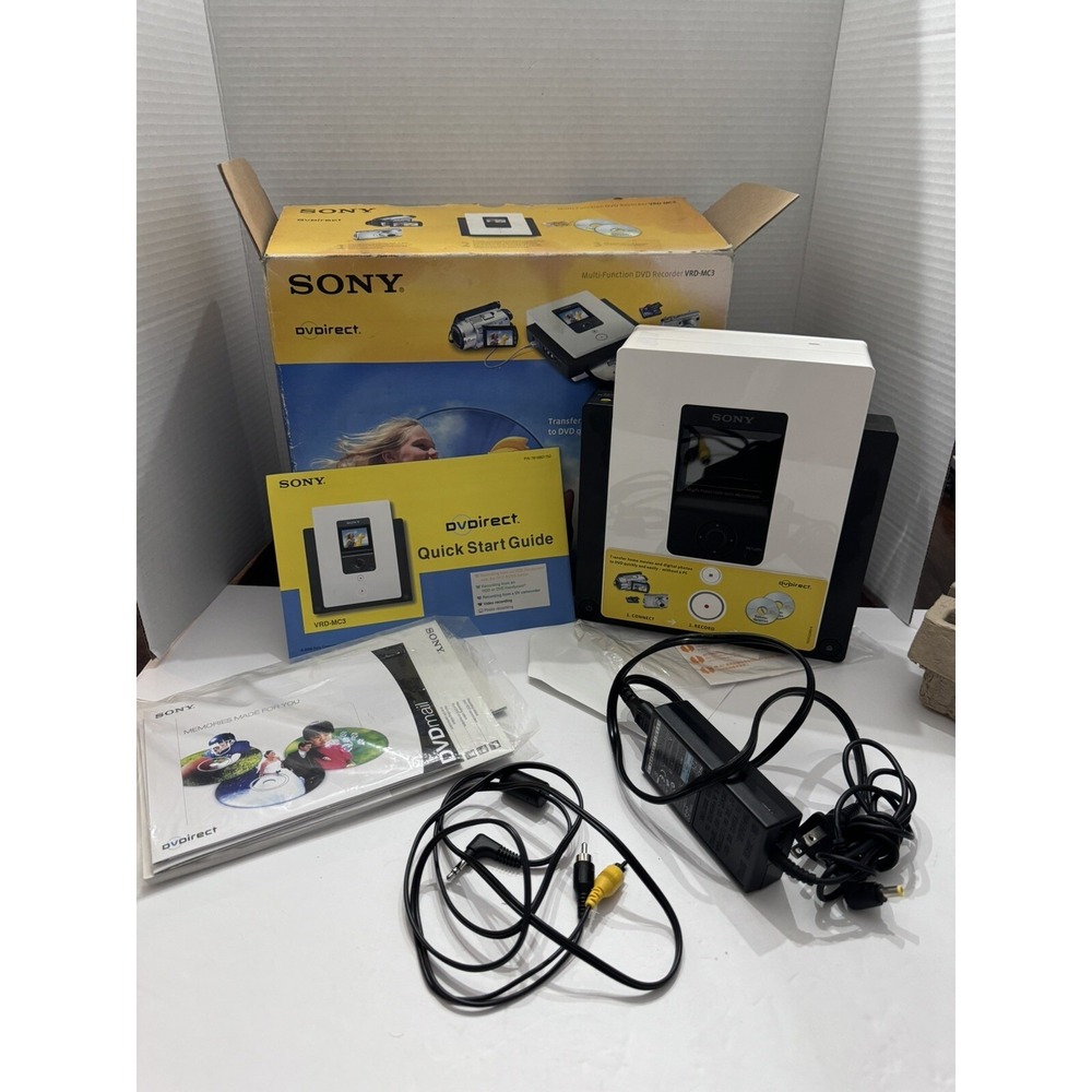EUC Sony DVDirect VRD-MC3 Multi Function DVD Recorder Transfer Movies Photos
